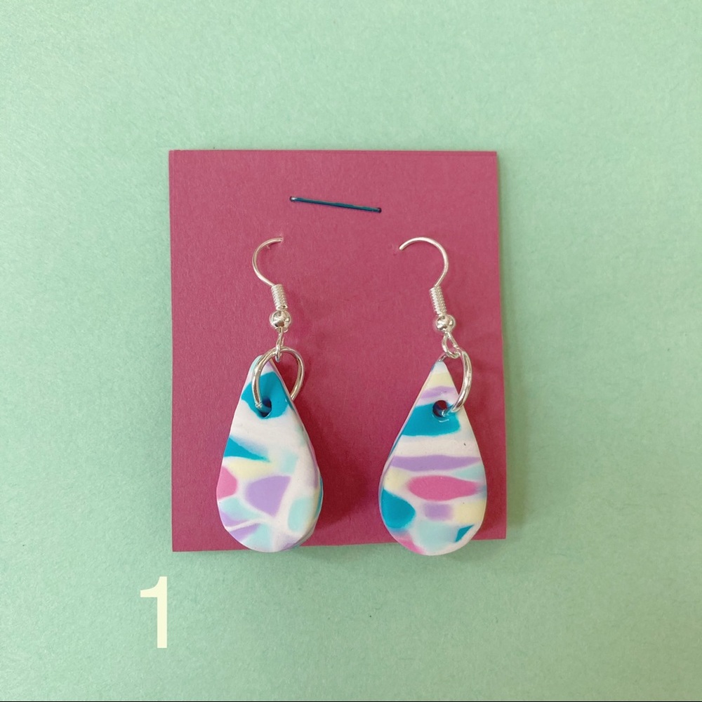 Polymer Clay Earrings Handmade